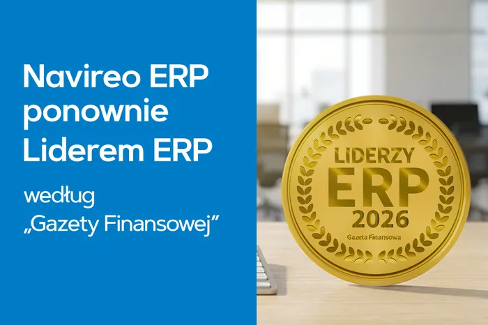 Navireo ERP ponownie Liderem ERP według „Gazety Finansowej”