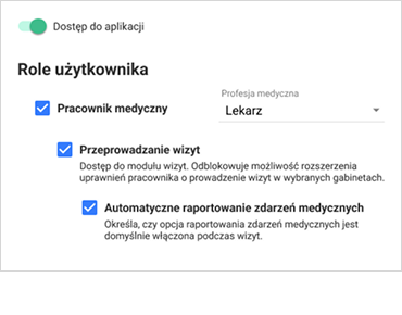System uprawnień i ról użytkowników