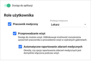 System uprawnień i ról użytkowników