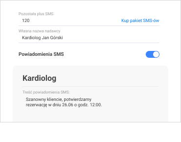 Powiadomienia SMS