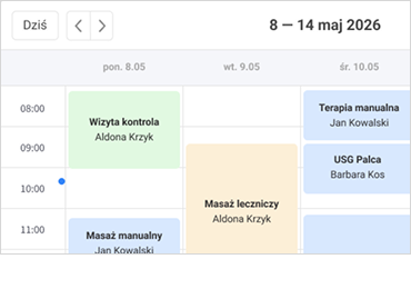 Rejestracja pacjentów
