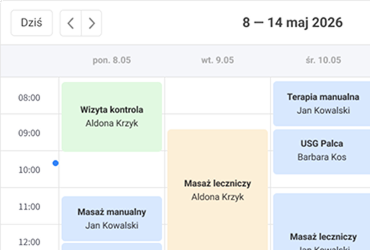 Rejestracja pacjentów