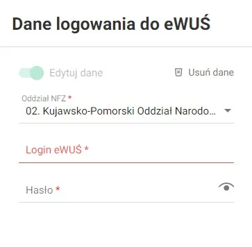 Jak połączyć się z bazą danych eWUŚ