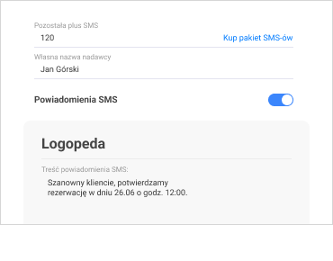 Powiadomienia SMS