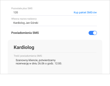 Powiadomienia SMS