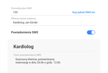 Powiadomienia SMS